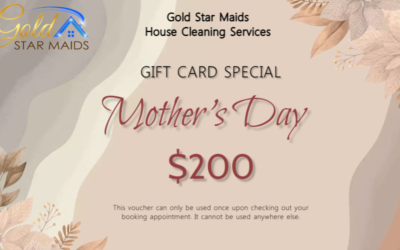 Give Your Mom a House Cleaning Gift Certificate