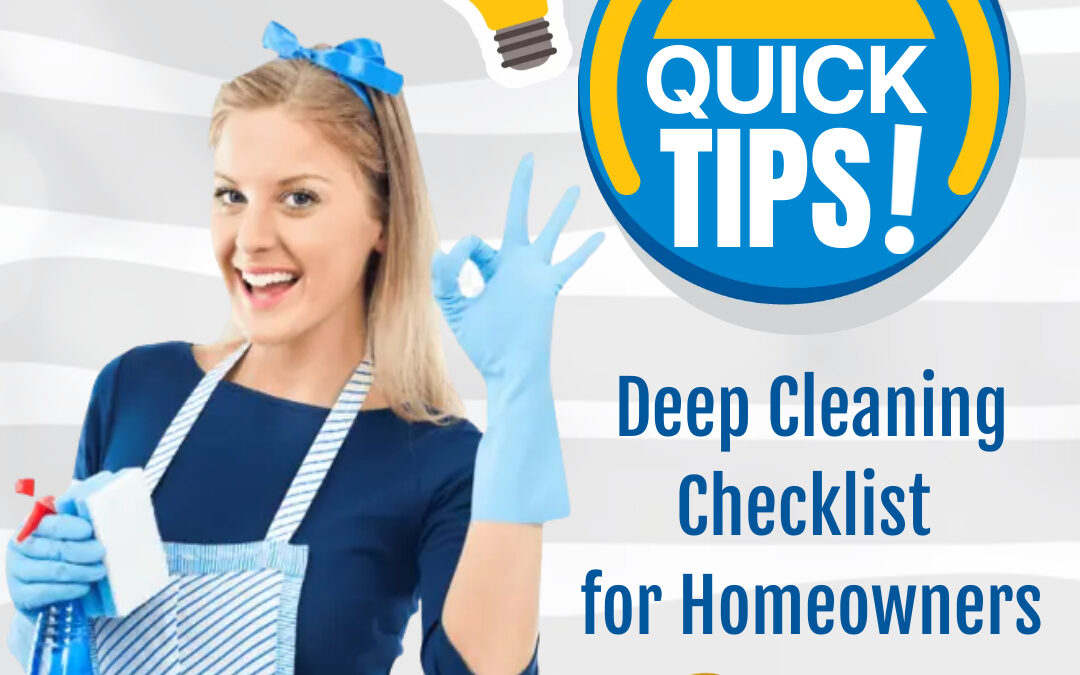 Deep Cleaning Checklist for Homeowners