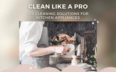 Homemade Cleaning Solutions for Kitchen Appliances